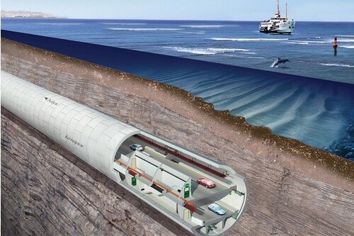 Avrasya tünelinde son 1 km kaldi